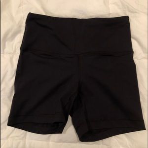90 Degree By Reflex Black Biker Shorts